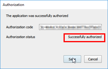 Zoho CRM successfully authorized