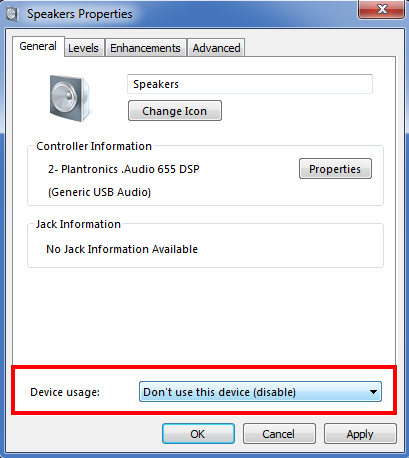 Jabra headset setup in Windows 7