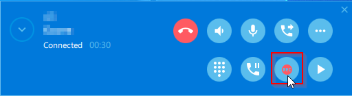 Start/pause call recording in floating window